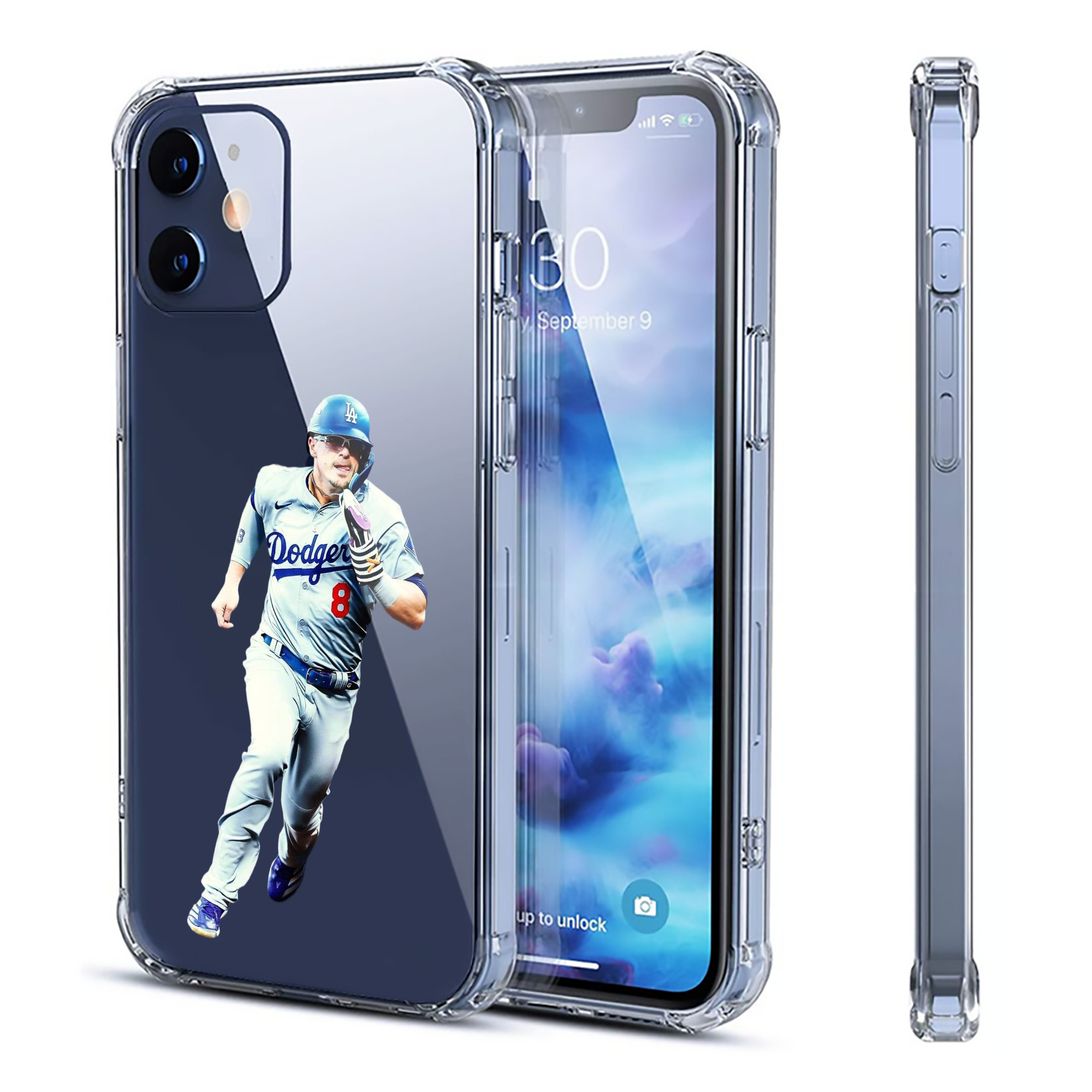  Clear IPhone 12 Case – Soft TPU With UV Print – Enhanced Drop Protection, Precise Fit, Anti-Fingerprint, Customizable Design, Scratch-Resistant, Yellow-Resistant